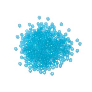 seed beads - turquoise solgel dyed