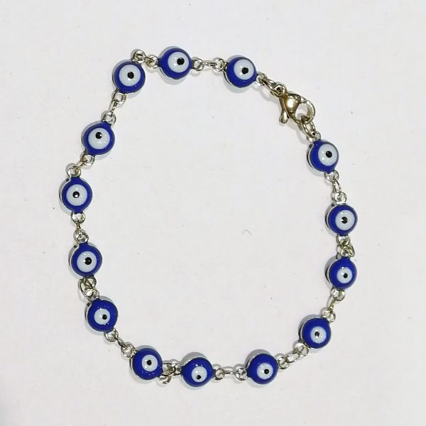 Base Metal Evil Eye Bracelet