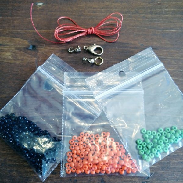 pumpkin daisy chain bracelet kit