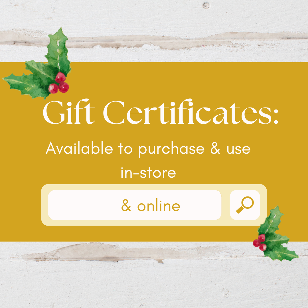 country beads gift certificates - available to purchase and use in store and online