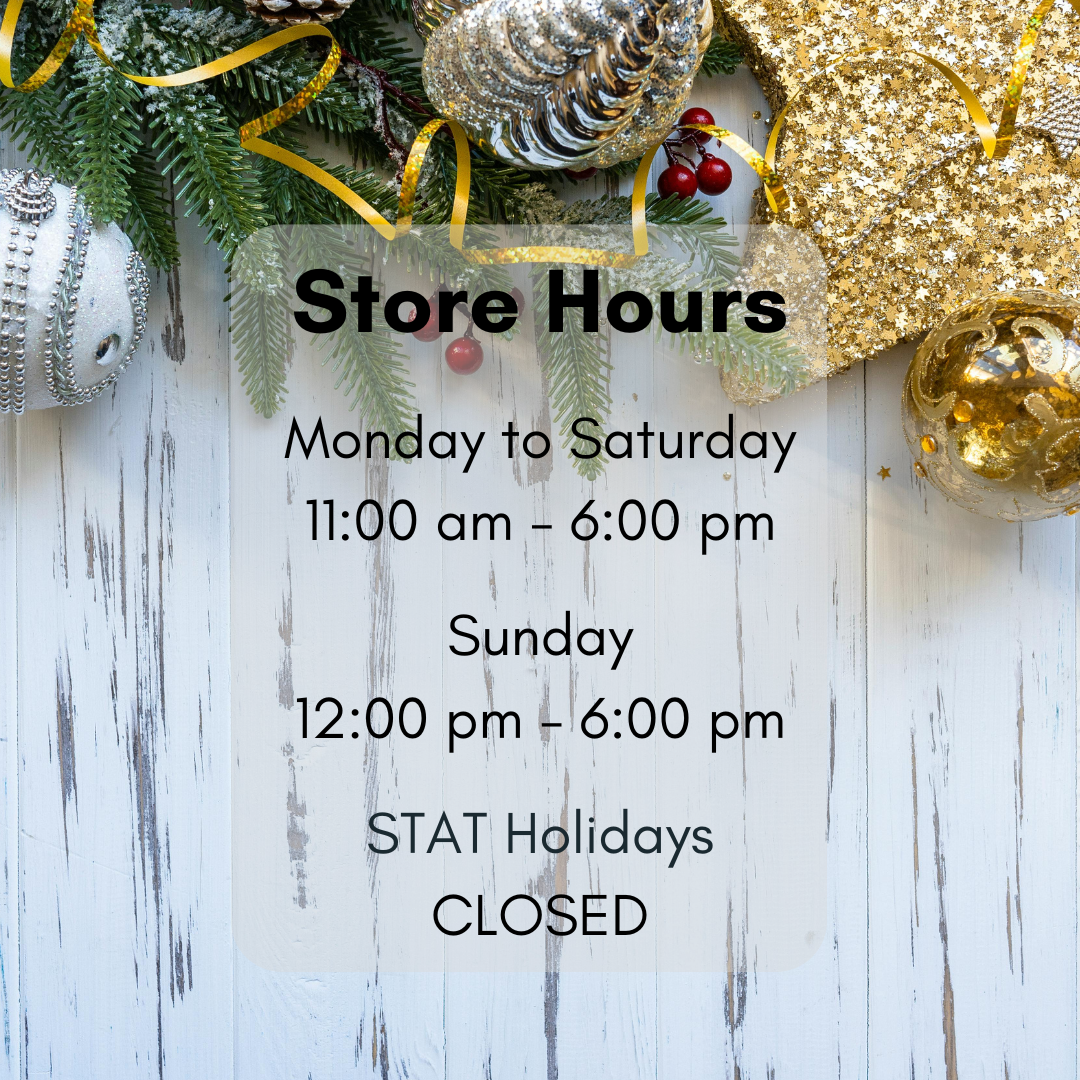 Country Beads Store Hours: Tuesday to Saturday 11am to 5pm, Sunday 12pm to 5pm, Monday Closed.