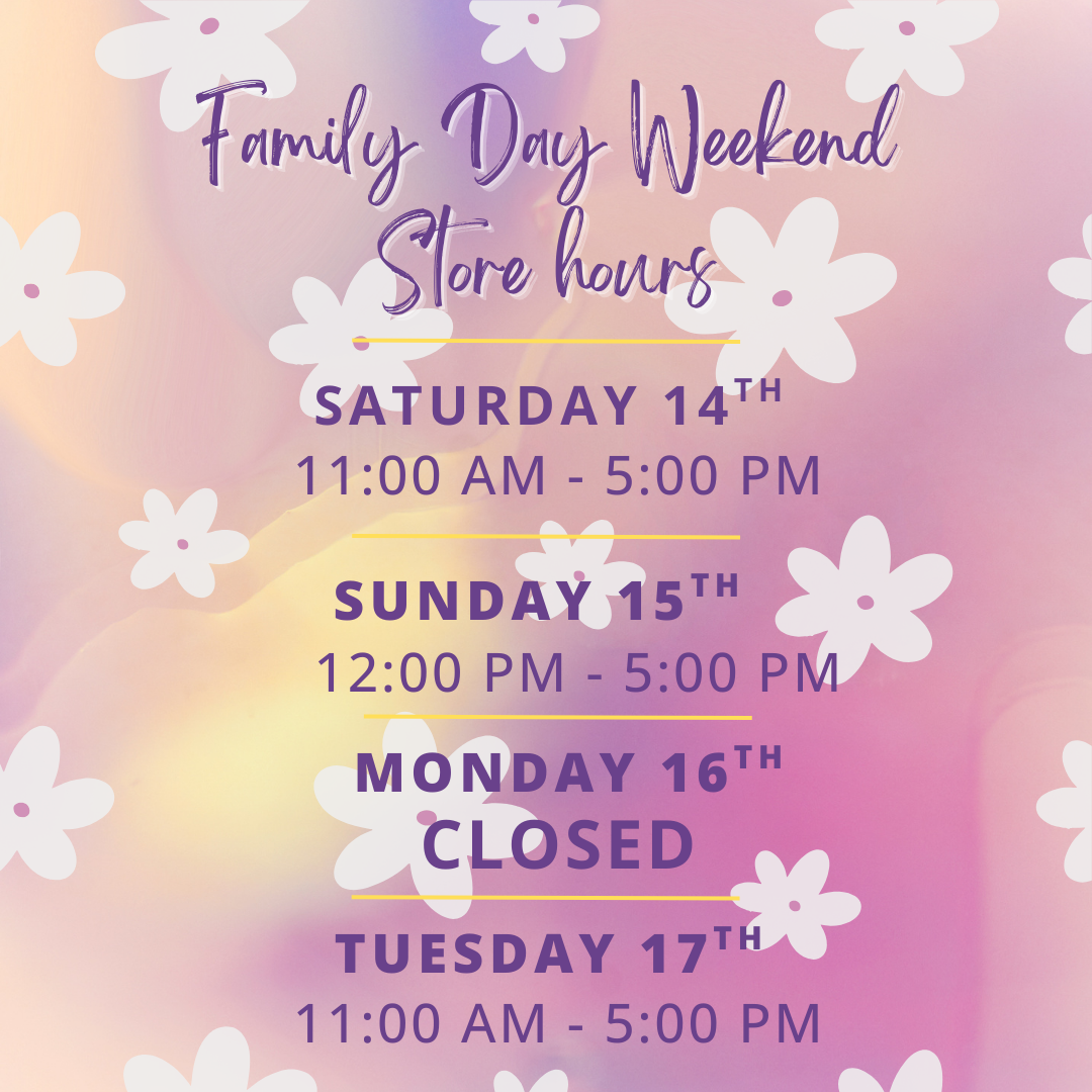 Country Beads Store Hours: Tuesday to Saturday 11am to 5pm, Sunday 12pm to 5pm, Monday Closed.