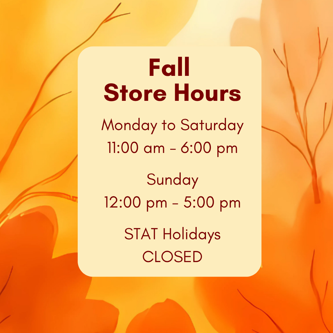 Country Beads Store Hours: Tuesday to Saturday 11am to 5pm, Sunday 12pm to 5pm, Monday Closed.