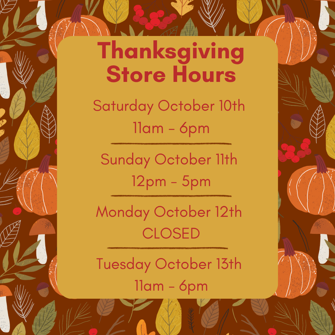 Country Beads Store Hours: Tuesday to Saturday 11am to 5pm, Sunday 12pm to 5pm, Monday Closed.